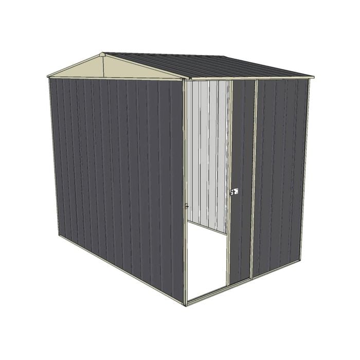 Build-a-Shed 2.3 x 1.5 x 2.3m Gable Single Sliding Side Door Shed - Grey