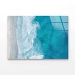 Waves on the Beach   Print 100% Australian Made 150 x 100cm  (Acrylic)