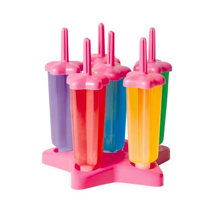 Avanti Star Ice Block Moulds Set 6pc Pink