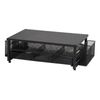 Levede Monitor Stand Riser With Drawer Metal Desk Organiser Office Black