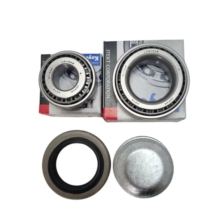 Standard Trailer Wheel Bearing Kit With Dustcaps For Holden Axles. Lm67048 And Lm11949 - Bearing Kit | Wheel | Axles