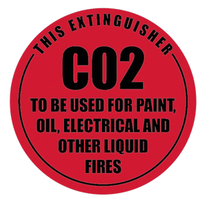 FirePro CO2 Extinguisher Sign