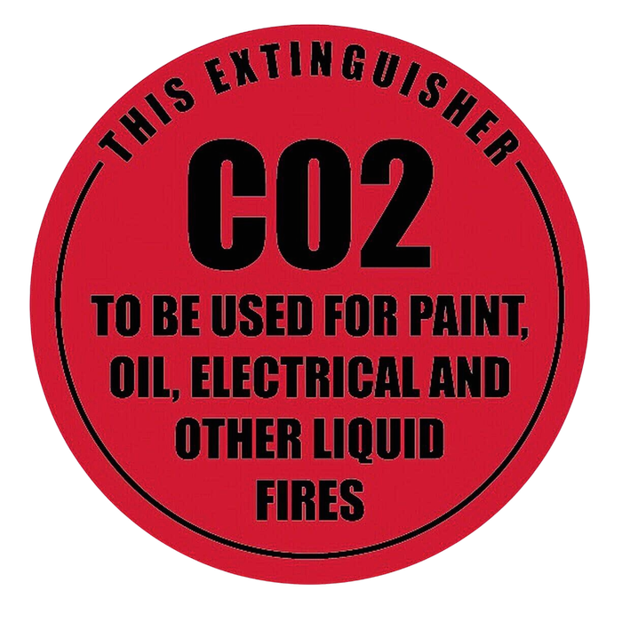 FirePro CO2 Extinguisher Sign