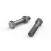 ZENITH M12 x 65mm Hot Dip Galvanised Hex Head Bolts and Nuts - Each