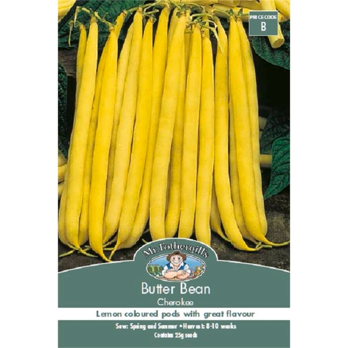 Mr Fothergill's Butter Bean Cherokee Seeds