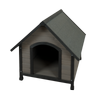 Fido & Fletch 'The Cozy Cabin' 840 x 1009 x 850mm Medium Dog Kennel