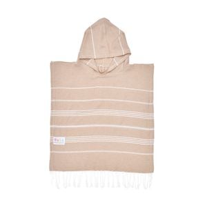 Biege Kids Hooded Beach Towel - 3-5 years old