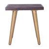 Modern Furniture SIVAN Side Table 50x50cm Acacia Solid Wood - Brown