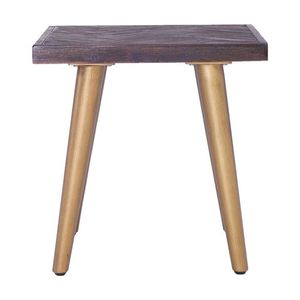 Modern Furniture SIVAN Side Table 50x50cm Acacia Solid Wood - Brown