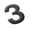 Sandleford 50mm Matt Black Mode Numeral 3