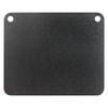 VEVOR 406x368x6mm Pizza Baking Stone Black Steel Pre-Seasoned Carbon