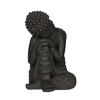 Northcote Pottery 25cm Charcoal Buddha Statue