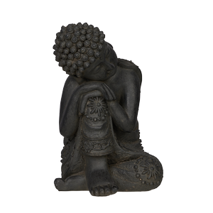 Northcote Pottery 25cm Charcoal Buddha Statue