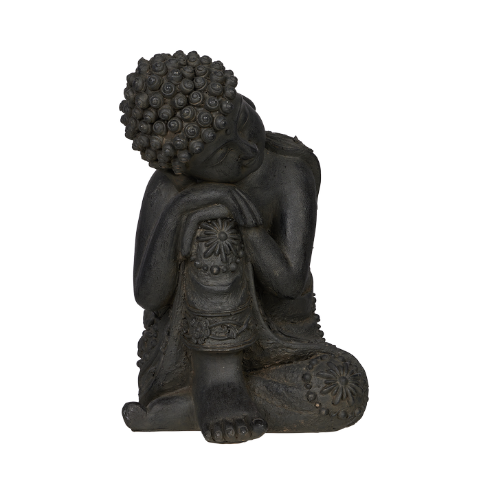 Northcote Pottery 25cm Charcoal Buddha Statue