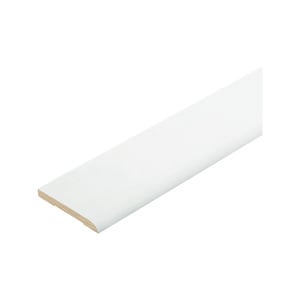 90 x 10mm x 5.4m Pinetrim Plus Bullnose Pre-Coated FJ UT