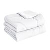 LINENOVA Cooling Blanket Comforter Summer Quilt - King,White