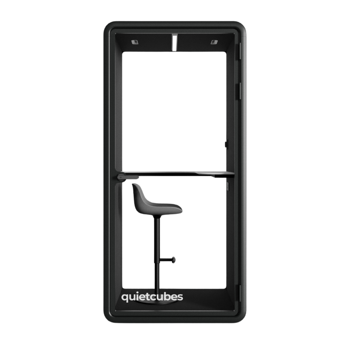 QuietCubes 1 Person Office Pod Black