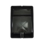 Haydn 230mm Black Heavy Duty Plastic Paint Tray with Brush Holder - 230mm