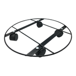 EDEN 35cm Heavy Duty Round Pot Plant Trolley