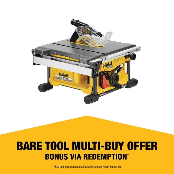 DeWALT 210mm 54V FlexVolt Cordless Table Saw - Skin Only