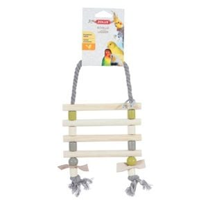 Zolux Bird Rope Ladder With Leather- Assorted Colours