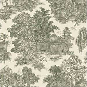 Blenheim Green, Wallpaper 10.05m x 53cm Wallpaper Boutique