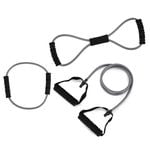 3pc Body Sculpture Aerobic Trimmer Resistance Training Tubes Set