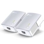 TP-Link TL-PA4010KIT AV600 Powerline Ethernet Adapter Starter Kit 600Mbps HomePlug AV 1xLAN Port 300m Range Plug & Play Mini Si