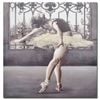 P&P Ballerina Hand Painting Picture with Tulle Dress - Elegant Modern Wall Art for Living Room, Bedroom & Office 70x100cm