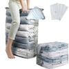 Catzon 4pack Vacuum Storage Bag Jumbo Cube For Clothing Comforters