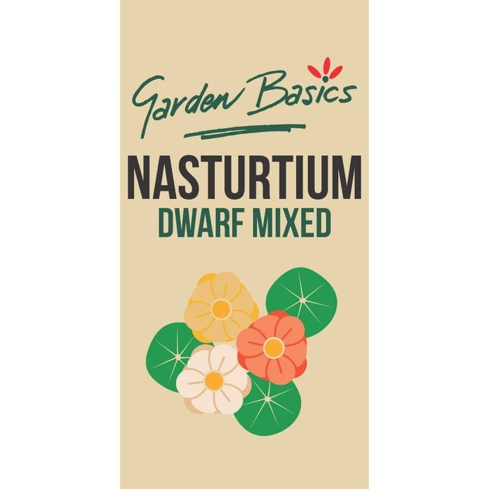 Garden Basics Nasturtium Dwarf Seeds