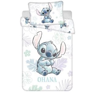 Disney Lilo & Stitch Ohana Cotton Quilt Cover Set - Toddler Bed Size
