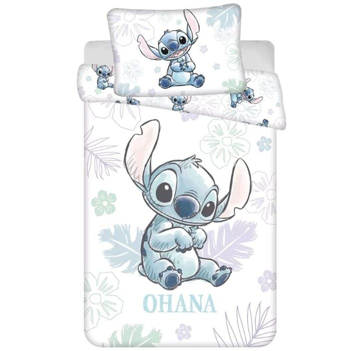 Disney Lilo & Stitch Ohana Cotton Quilt Cover Set - Toddler Bed Size