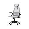 Oikiture Mesh Office Chair Fabric Black&Grey