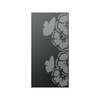 Walpix 1775 x 875 x 2.0mm Perforated Aluminium Decorative Screen Folded Profile Mallow - Charcoal