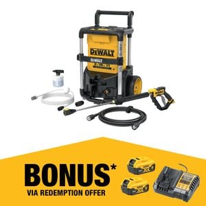DeWALT 2 x 18V XR Pressure Washer DCMPW1600N-XE - Skin Only