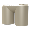 Melro Tanks 7010L Wheat Slimline Poly Water Tank