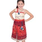 Moana 2 Girls Deluxe Disney Costume - 4-6