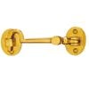 Delf 100mm Polished Brass Cabin Hook