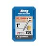 Kreg 25mm Zinc Coarse Thread Pan Head Pocket-Hole Screws - 250 Pack