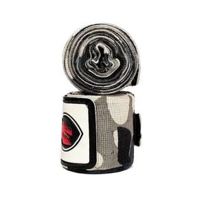 Morgan Camo Elastic Boxing Hand Wraps 180inch - 4m Long (pair) [grey]