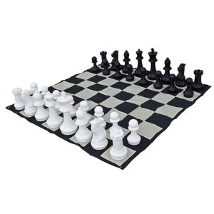 Premium 40cm (16 Inch) Giant Chess Pieces And Nylon Mat