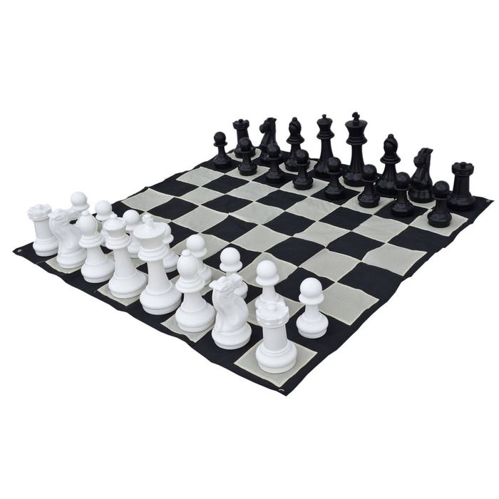 Premium 40cm (16 Inch) Giant Chess Pieces And Nylon Mat