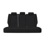 Holden Colorado RC Dual Cab 2008-2012 TRADIES Rear Heavy Duty Grey Canvas Seat Covers