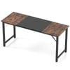 Costway 160cm Computer Desk Metal Frame Writing Table Conference Table