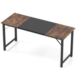 Costway 160cm Computer Desk Metal Frame Writing Table Conference Table