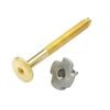 Hafele M6x60mm Brass Joint Connector Bolt with T-Nut - 8 Pack
