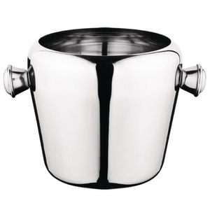 Olympia Mini Ice Bucket Stainless Steel Mirror Finish 1ltr 115x125mm Commercial Barware