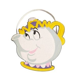 Disney 17cm Belle Mrs Potts Accessory Bag Pouch Kids Handbag w/ Carry Strap