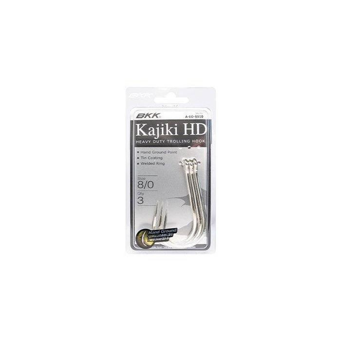 BKK Kajiki HD Heavy Duty Trolling Game Fishing Hook 8/0 (3 Per Pack)